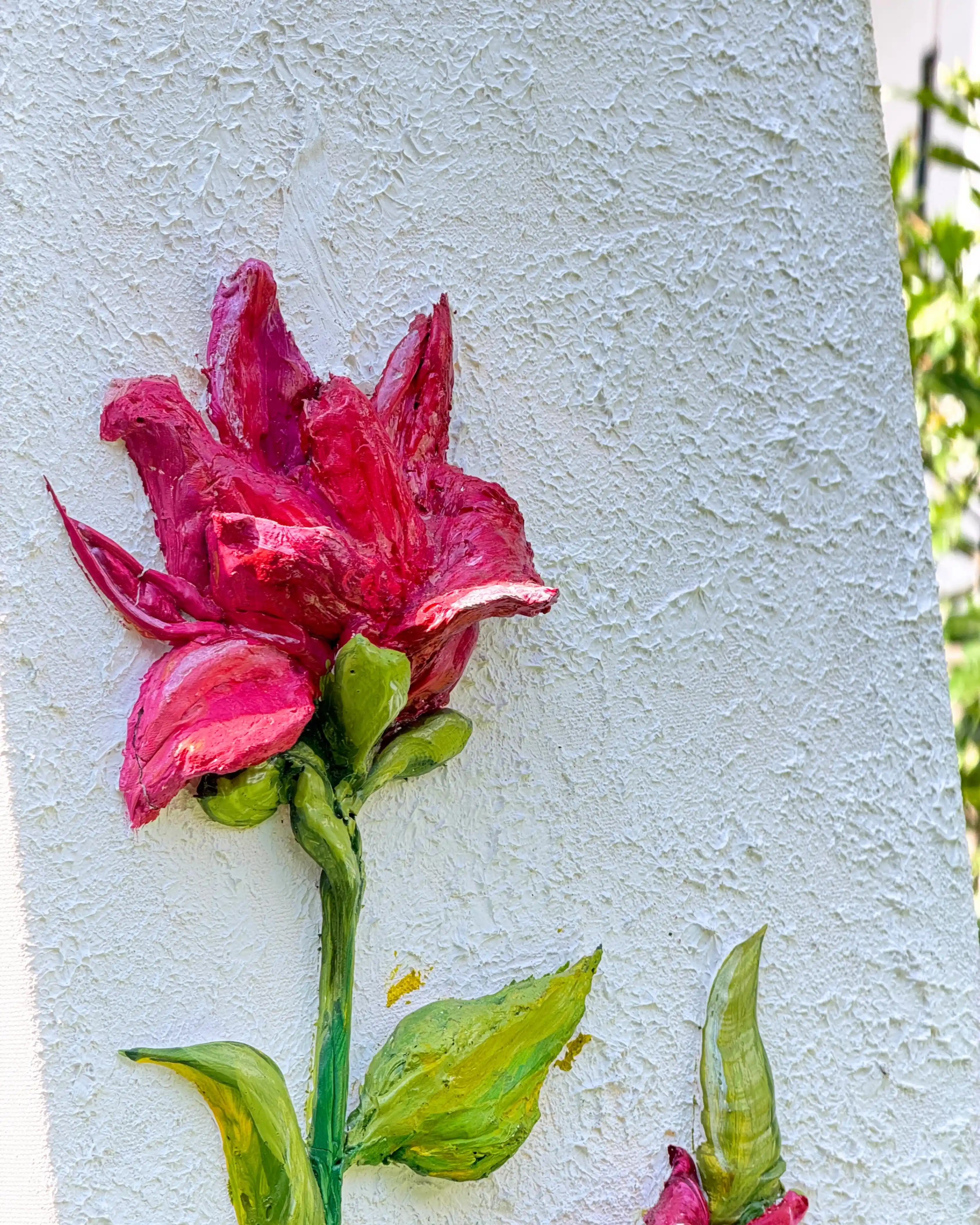 Relief Art Classes *@ C2D  – 3D Textured Floral Art on Canvas