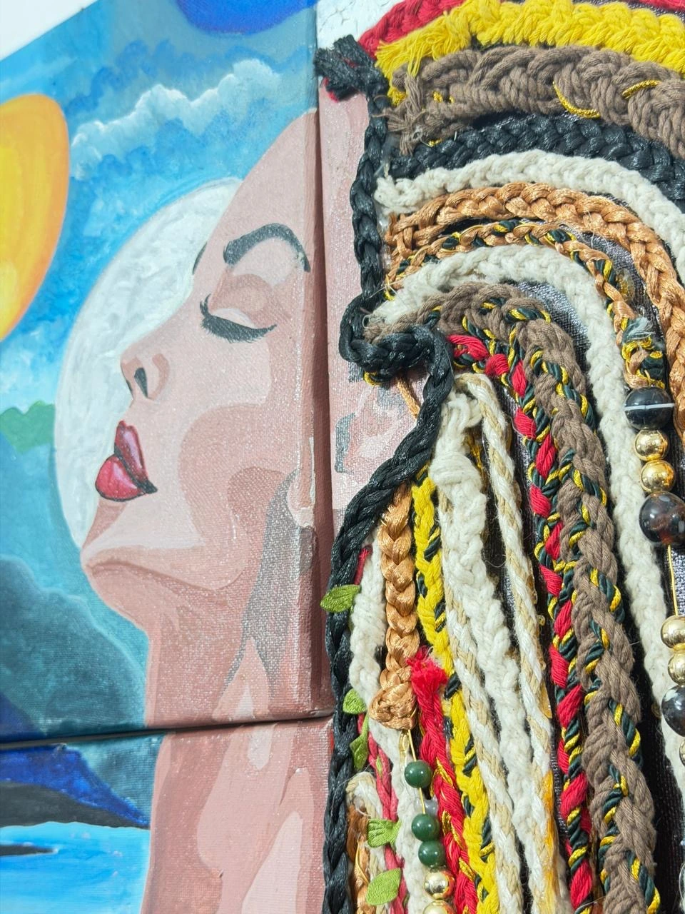 Mixed Media Art on Canvas – Statement Wall Décor