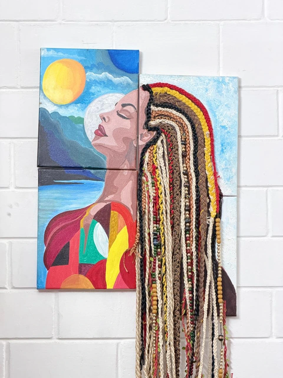 Mixed Media Art on Canvas – Statement Wall Décor