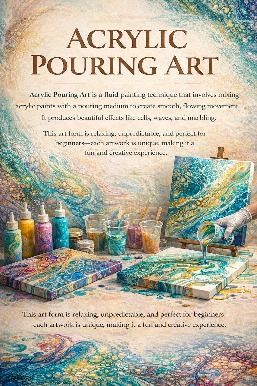 ACRYLIC POURING COURSE